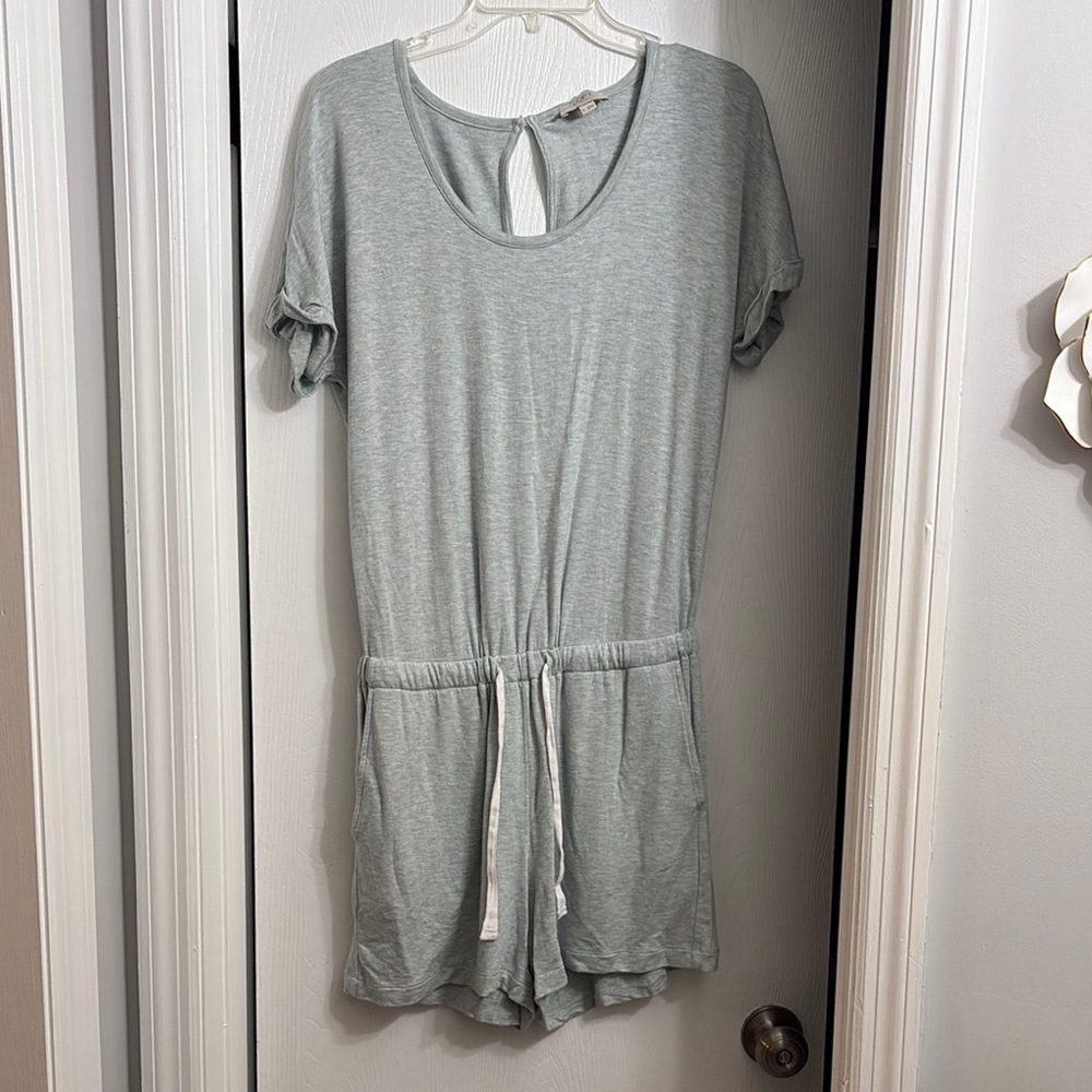 Loft Light Green Short Sleeve Romper (S)